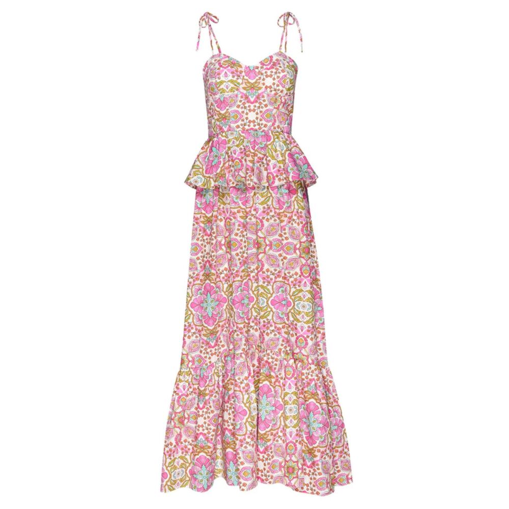 Misa Los Angeles Rosie Maxi Dress Veranda Floral NWT Size Large Boho Bohemian